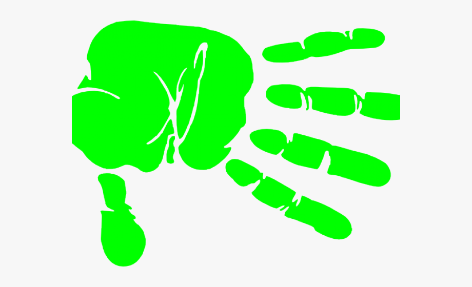 Следы ладошек. Отпечаток ладони. Отпечаток ладони зеленый. Отпечаток руки на зелёном фоне.