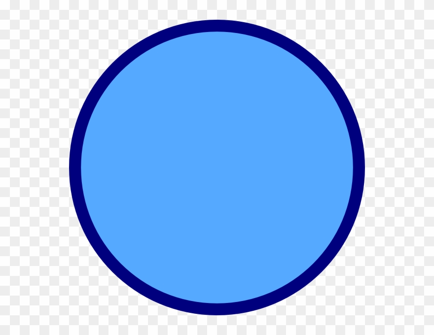blue circle clip art