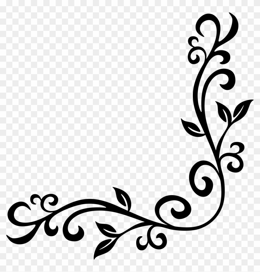 wedding corner flourish clipart images