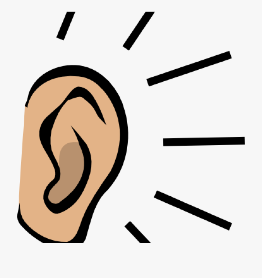 listen ear cartoon