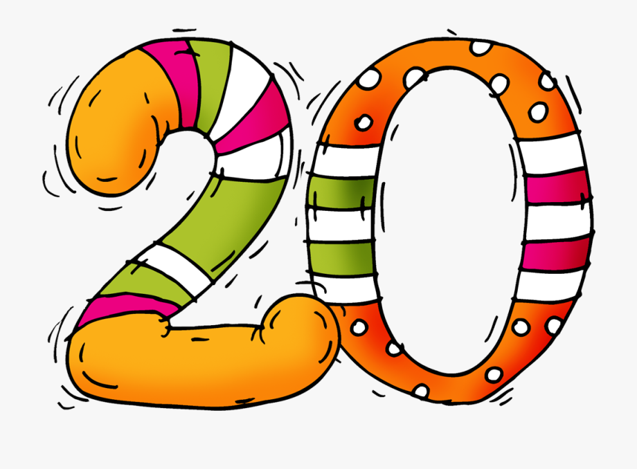 Colorful Number 20 Clipart Clipart Best Clipart Best | Images and ...