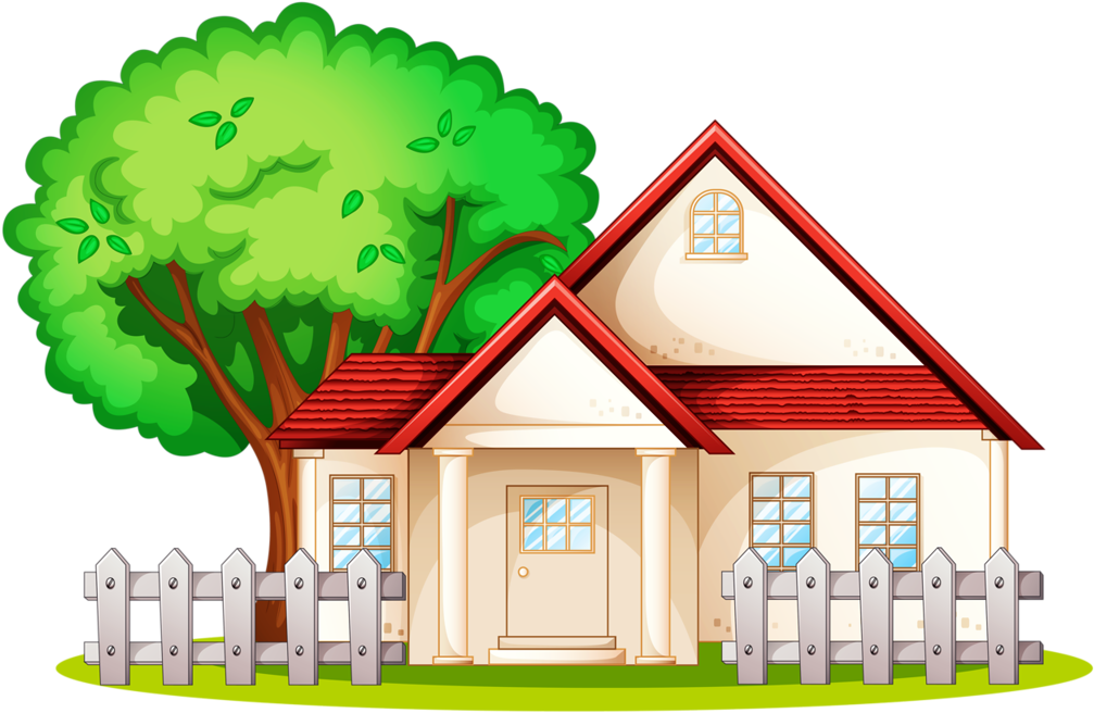 nachbarn clipart house