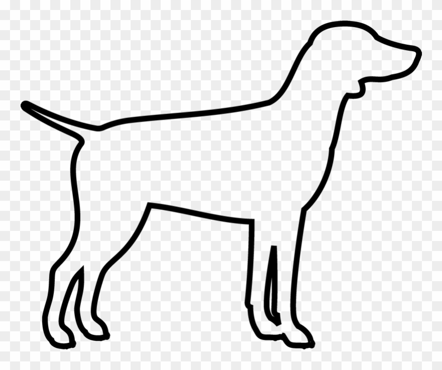 dog outline clip art