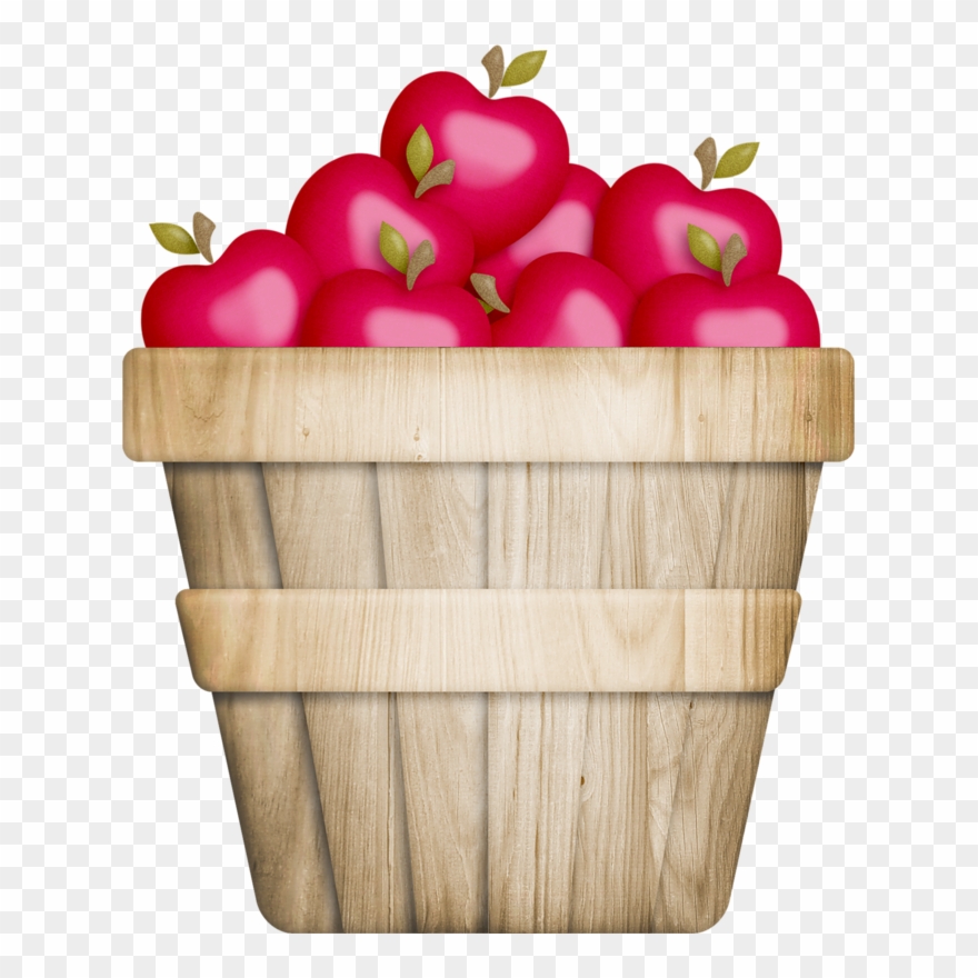 empty apple basket clip art