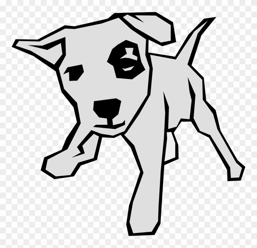 Bully Dog Clipart 5 By Aaron - Draw Art Straight Lines - Png 