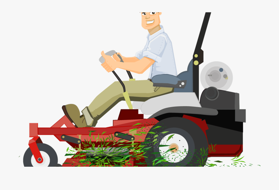 Clipart Of Mowing Lawns