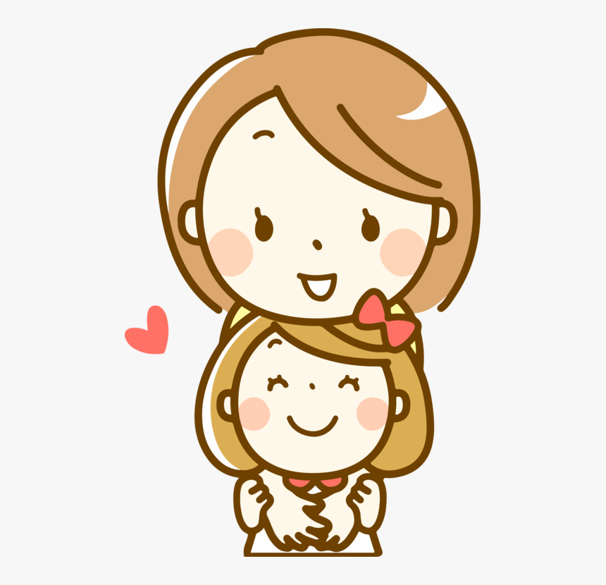 Mother And Daughter Drawing Clip Art Library