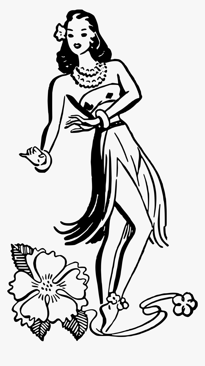 hula silhouette cliparts