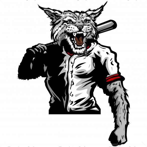 wildcat baseball cliparts