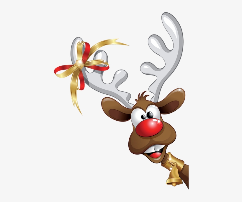 Naughty Reindeer Clipart