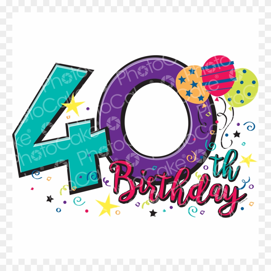 Free Happy 40th Birthday Clipart, Download Free Happy 40th Birthday ...