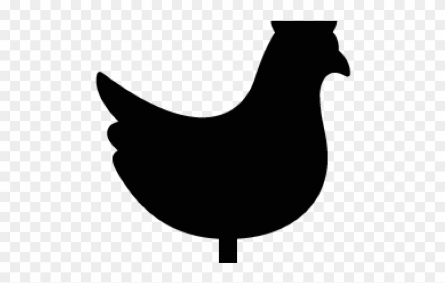 poultry silhouette cliparts