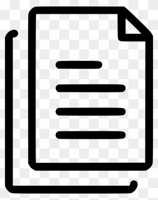 Paper Document File Word Copy Archive Comments - Icon Clipart 