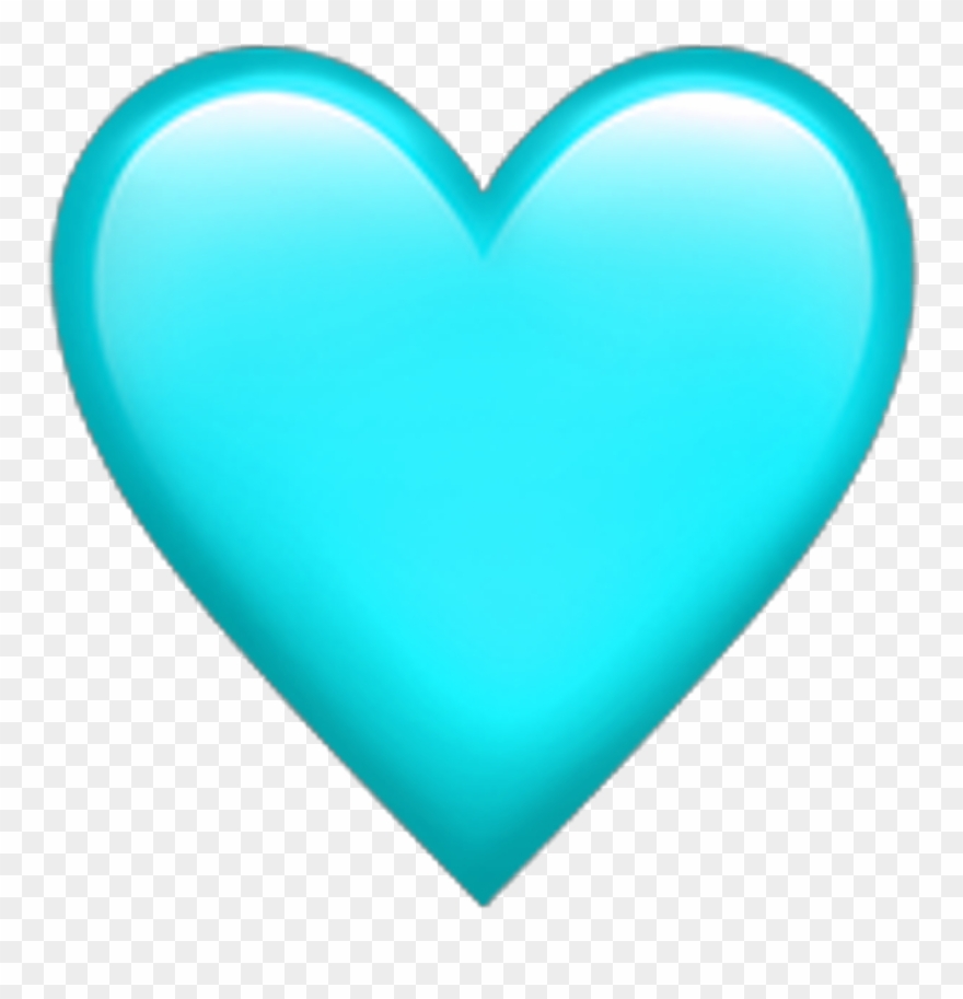 teal heart cliparts