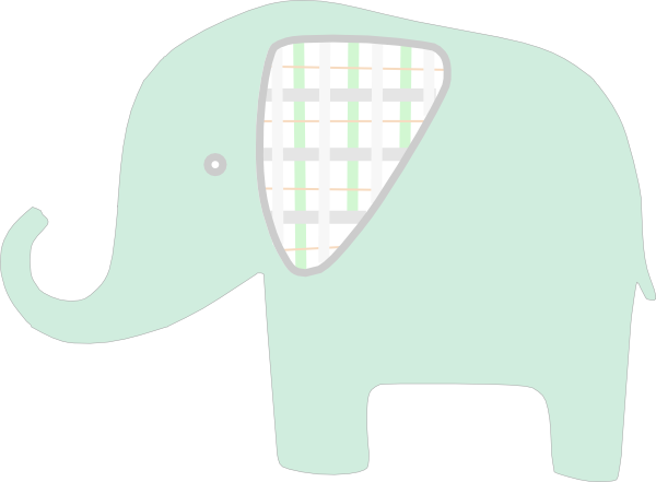 green elephant cliparts