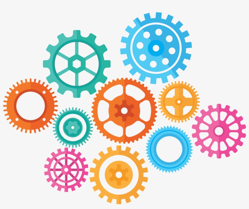 transparent background gears clipart - Clip Art Library