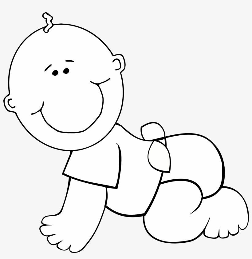 Baby Clipart Images Black And White