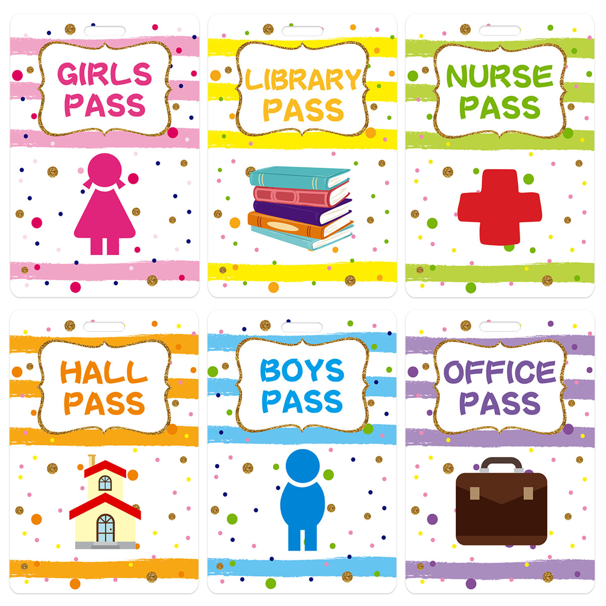 Hall Passes For Classroom Clip Art Library