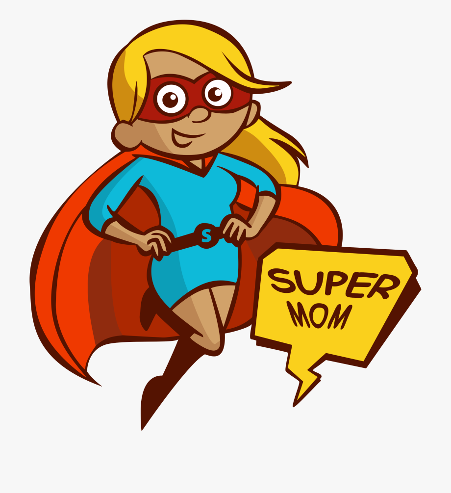 super mom clip art - Clip Art Library