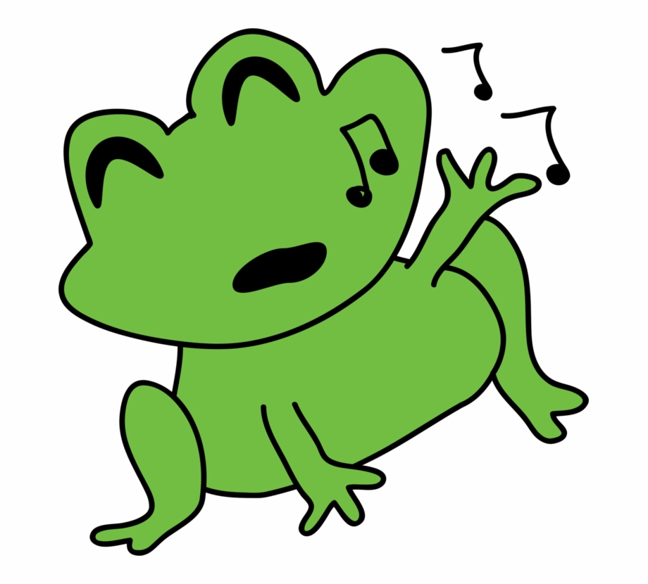 cartoon frogs clipart