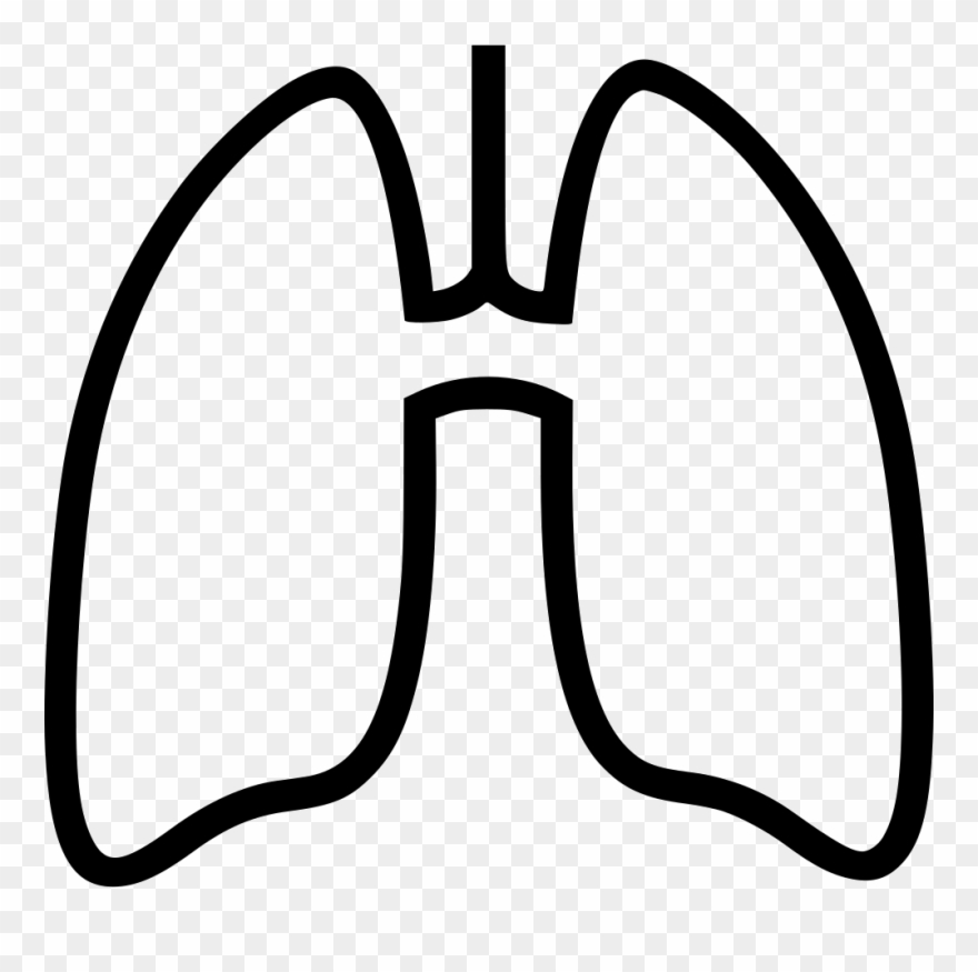 lungs outline cliparts
