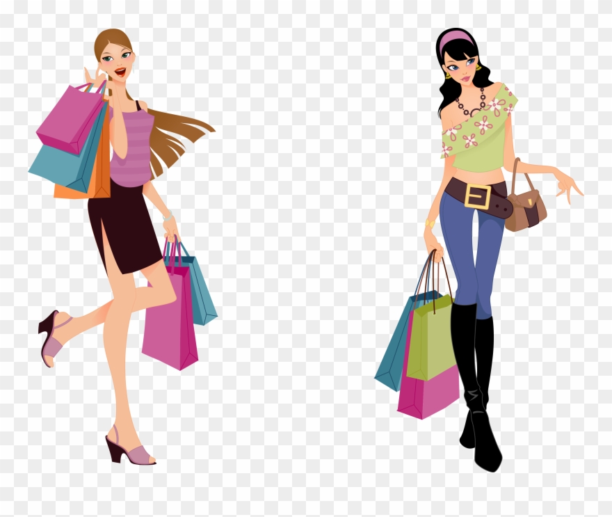 shopping cliparts vector