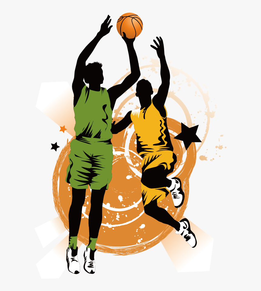 transparent basketball slam dunk clipart - Clip Art Library