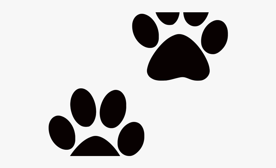 dog paw background clipart