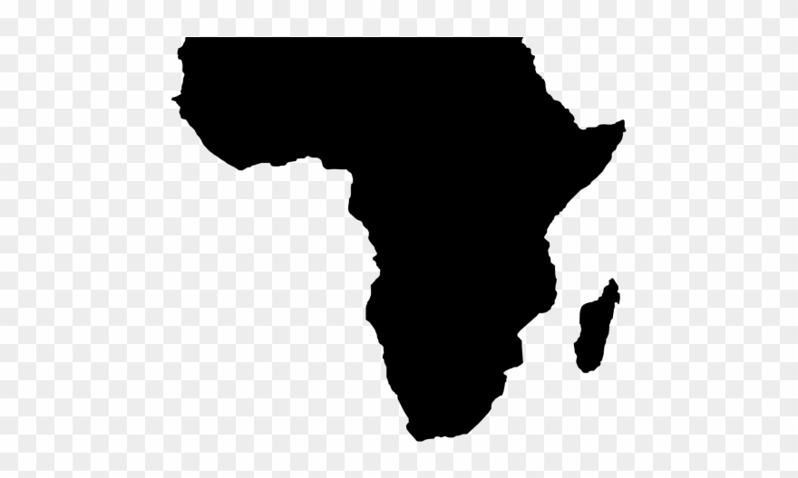 africa clip art black and white