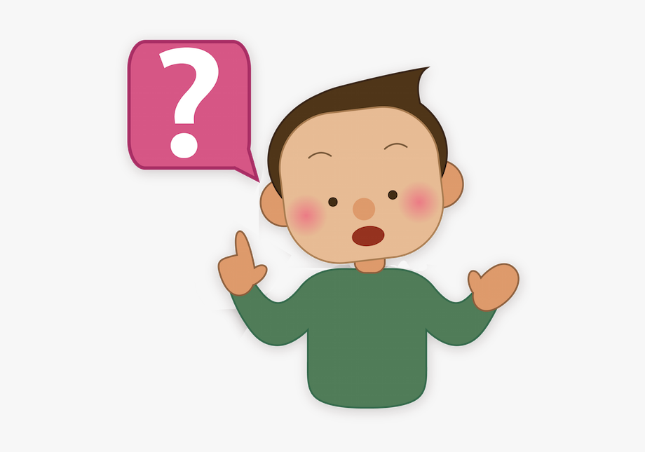 students asking questions clipart