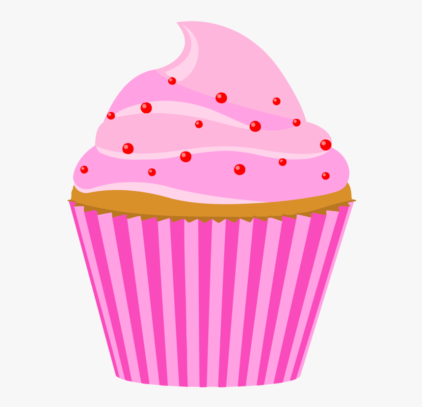 pink cupcake clipart