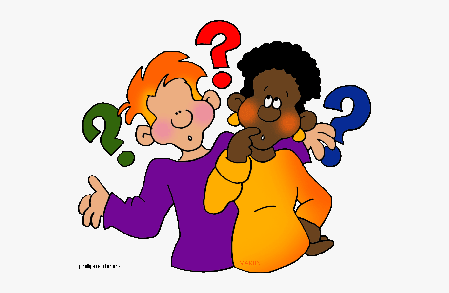 student asking question clip art