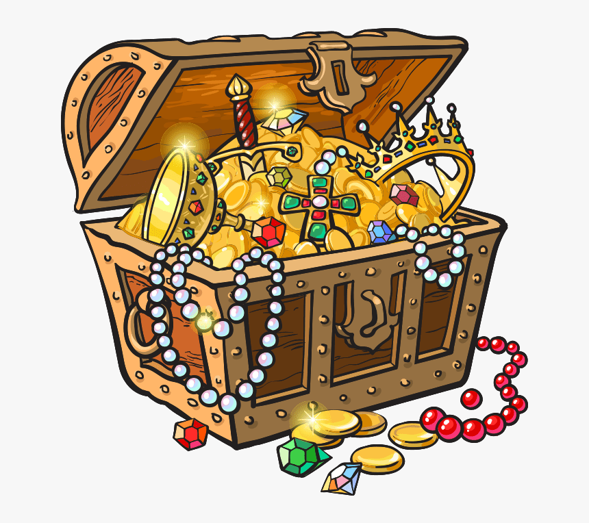 Treasure Chest Full Of Jewels Royalty Free Vector Image | My XXX Hot Girl