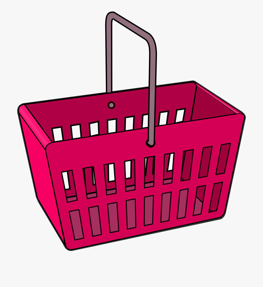 Cartoon Shopping Basket - Okay Shopping Basket Character Cartoon Stock ...