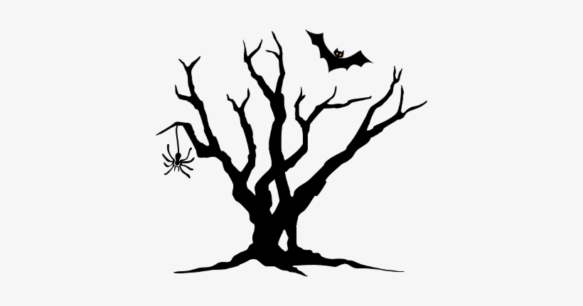 Spooky Halloween Tree Drawing How to draw a spooky halloween tree