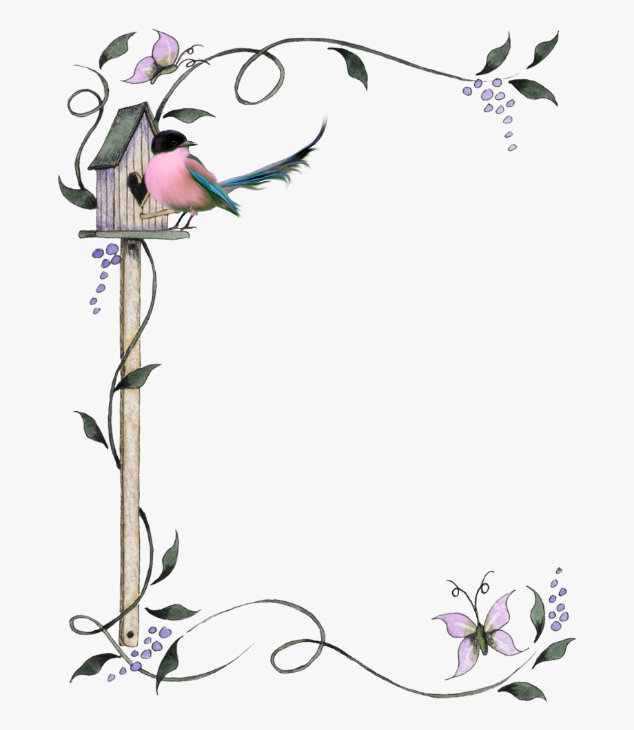 Birdhouse Border Cliparts: Adding a Touch of Whimsy to Your Designs