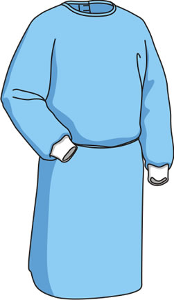 isolation gown clipart - Clip Art Library