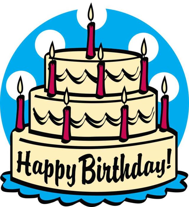 Colorful birthday cake candles with line art Vector Image