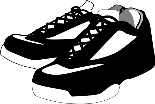 black shoes cliparts