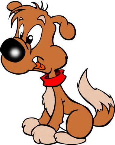 funny dog clipart