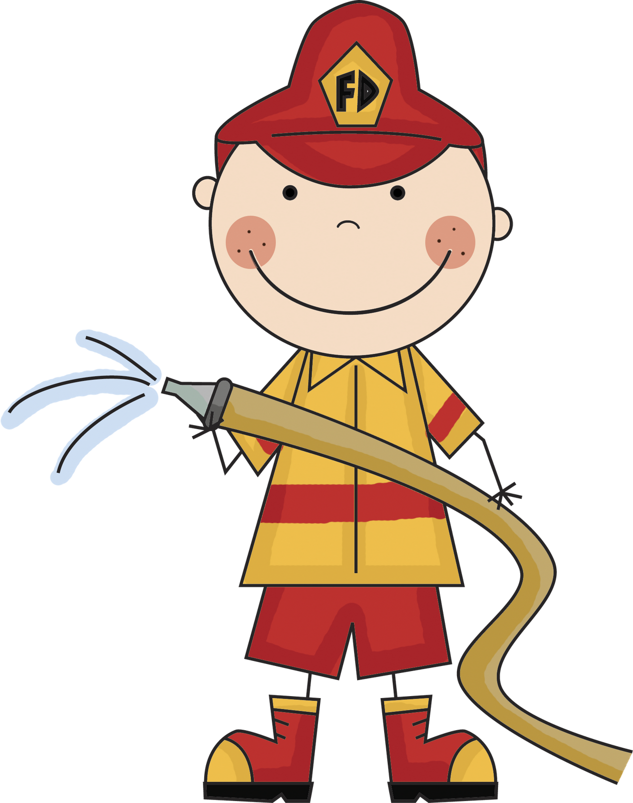 Firefighter clipart border danasojii top 2 