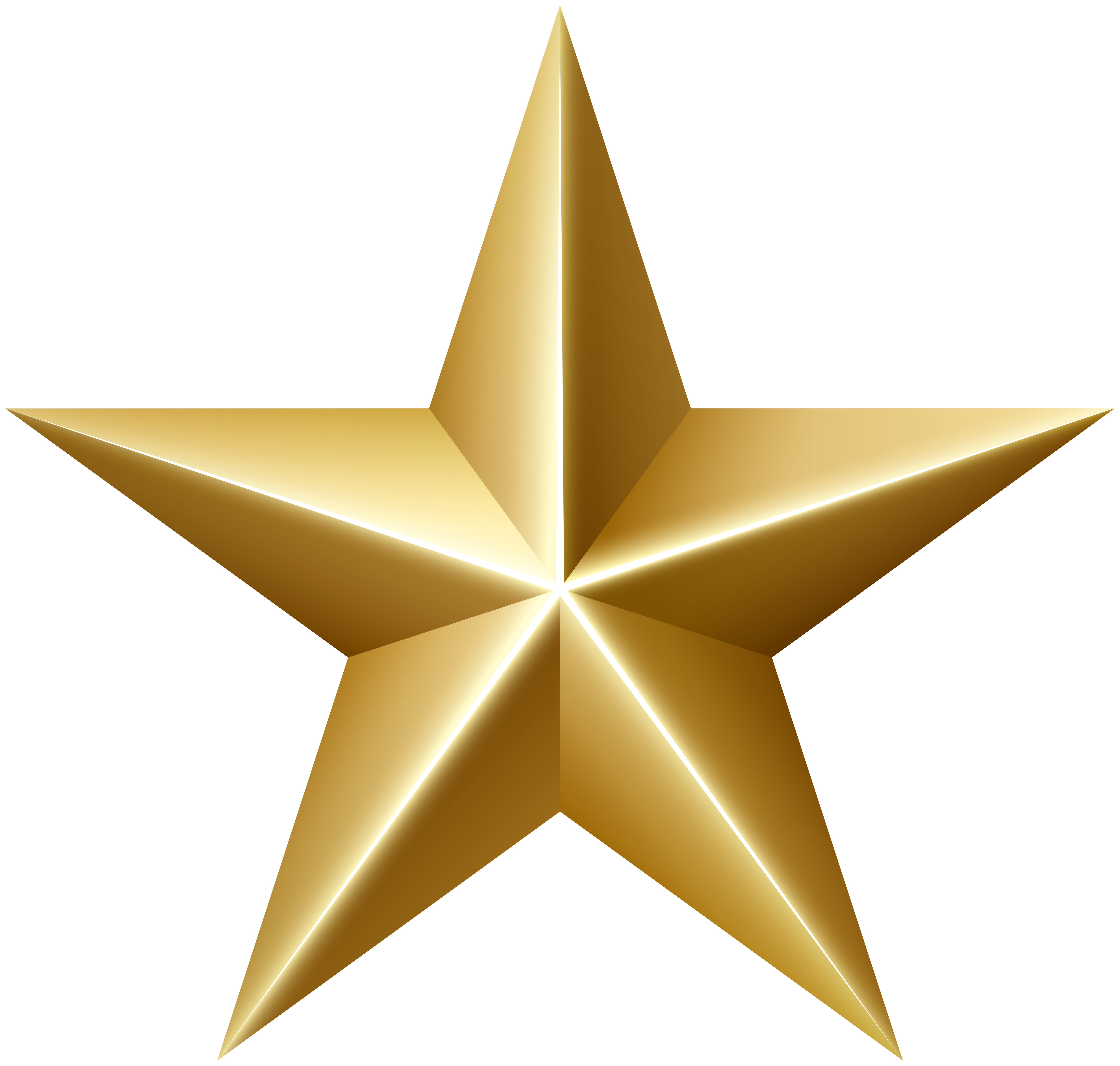 Star Gold Clip Art Gold Star Png Download 34003400 Fr - vrogue.co