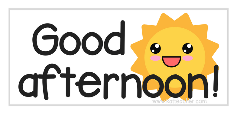 good afternoon clipart - Clip Art Library