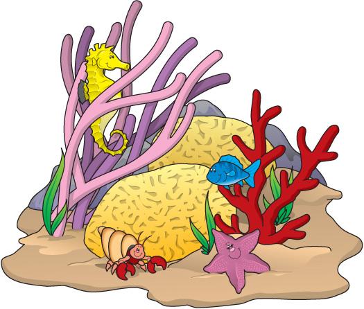 Cartoon Coral Reef Clip Art