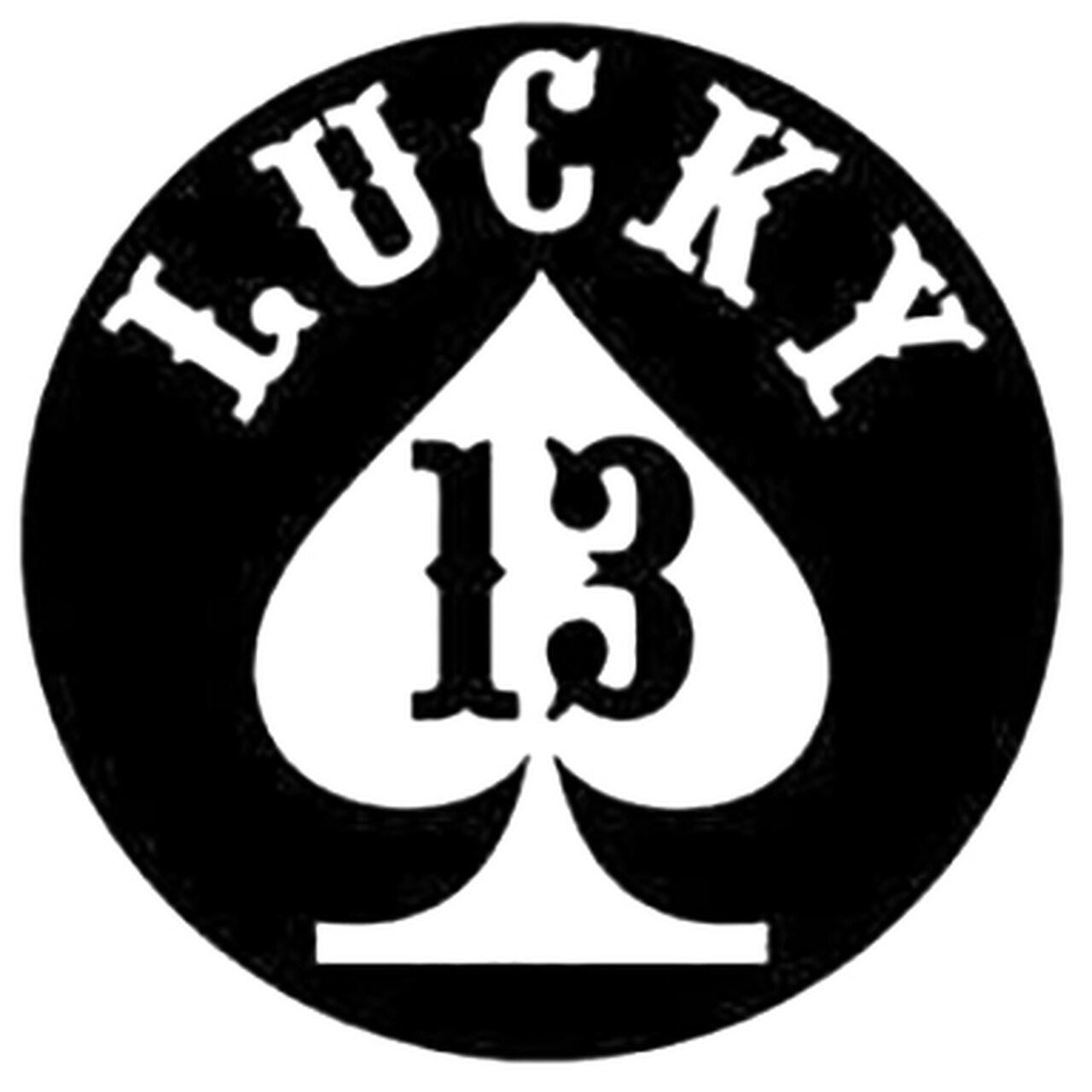 Lucky prawl. Lucky 13. Логотип Lucky 13. Наклейка 13. XIII наклейка.