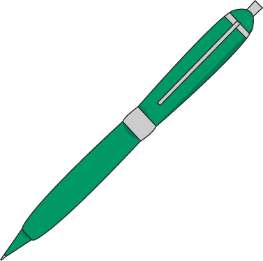 green pen clipart - Clip Art Library