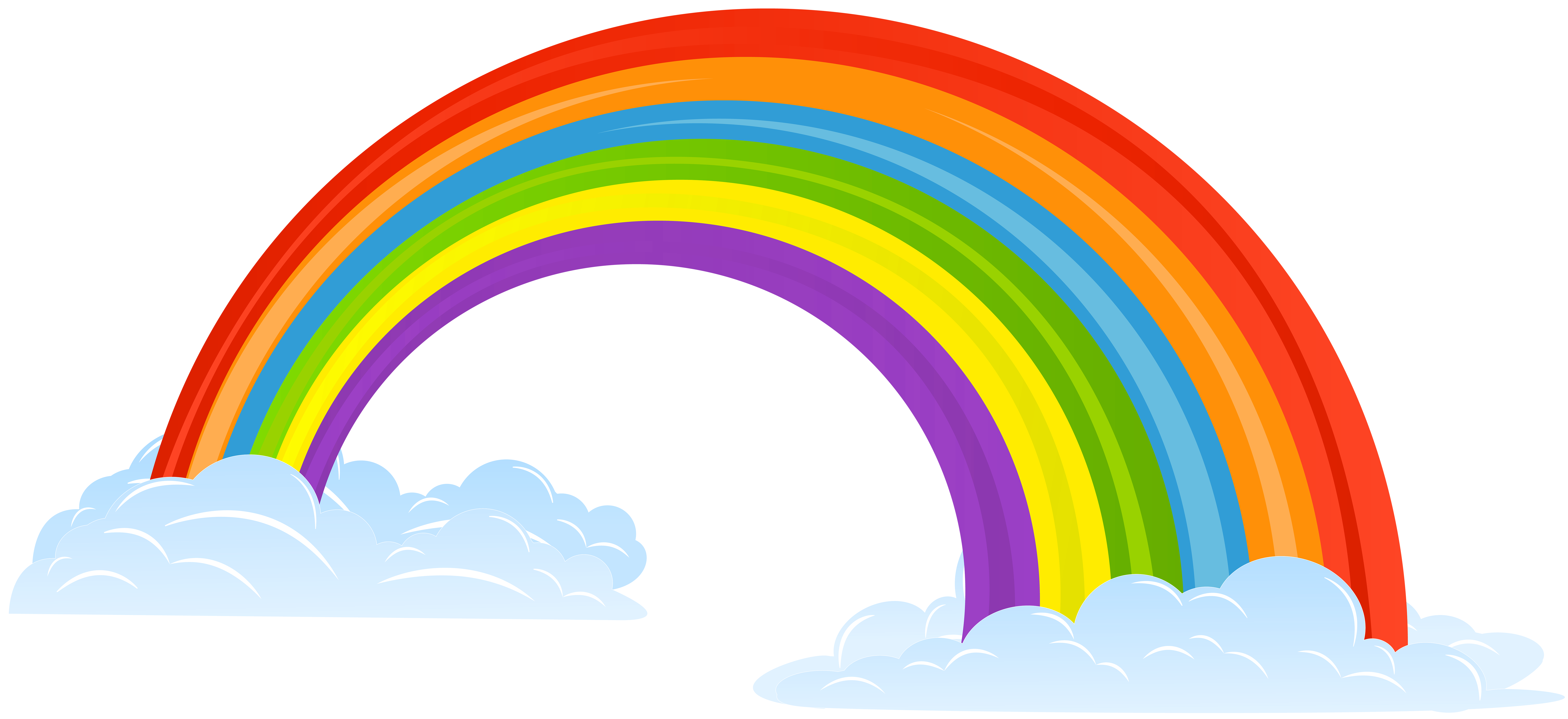transparent background rainbow png free - Clip Art Library