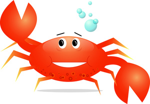 red crab cliparts
