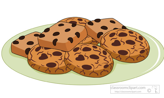 plate of cookies clipart - Clip Art Library