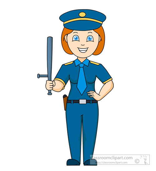 clip art policewoman